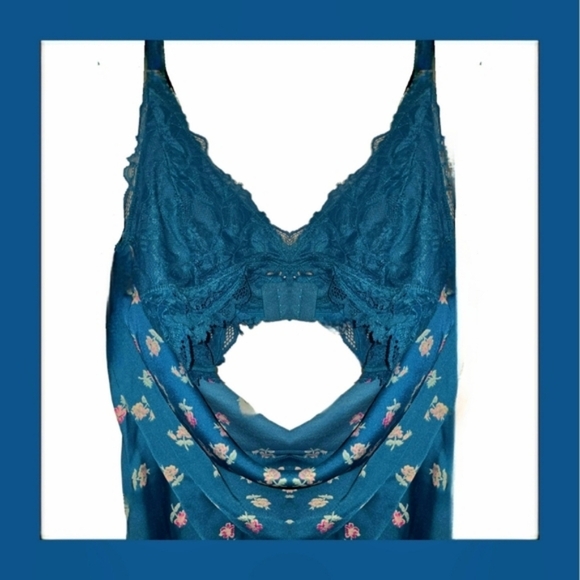 🆕Gossamer Glow Lace Trim Nightgown/Midi Dress by Free People/Intimately - Small - Picture 10 of 15